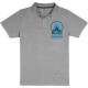 Primus Poloshirt für Herren, grau meliert, M Primus Poloshirt für Herren, grau meliert, M