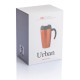 Urban Becher, orange, orangeschwarz Urban Becher, orange, orangeschwarz