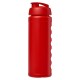 Baseline® Plus grip 750 ml Sportflasche mit Klappdeckel, rot Baseline® Plus grip 750 ml Sportflasche mit Klappdeckel, rot