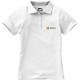 Hacker Damen Poloshirt, weiss,grau, S Hacker Damen Poloshirt, weiss,grau, S