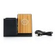 Ontario 5W Wireless Charger und Stiftehalter, schwarz Ontario 5W Wireless Charger und Stiftehalter, schwarz
