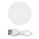 Runder 5W Wireless-Charger, weiß Runder 5W Wireless-Charger, weiß