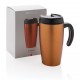 Urban Becher, orange, orangeschwarz Urban Becher, orange, orangeschwarz